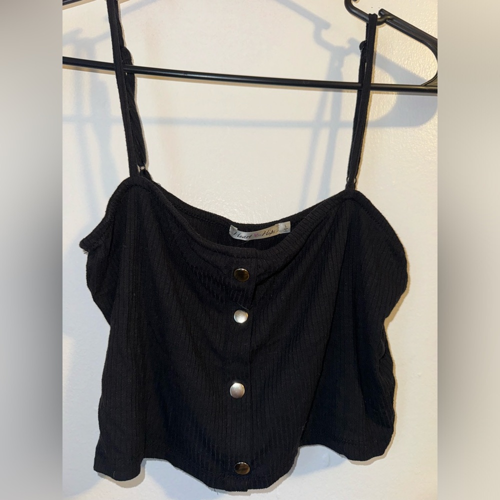 Heart & Hips Size L crop top black